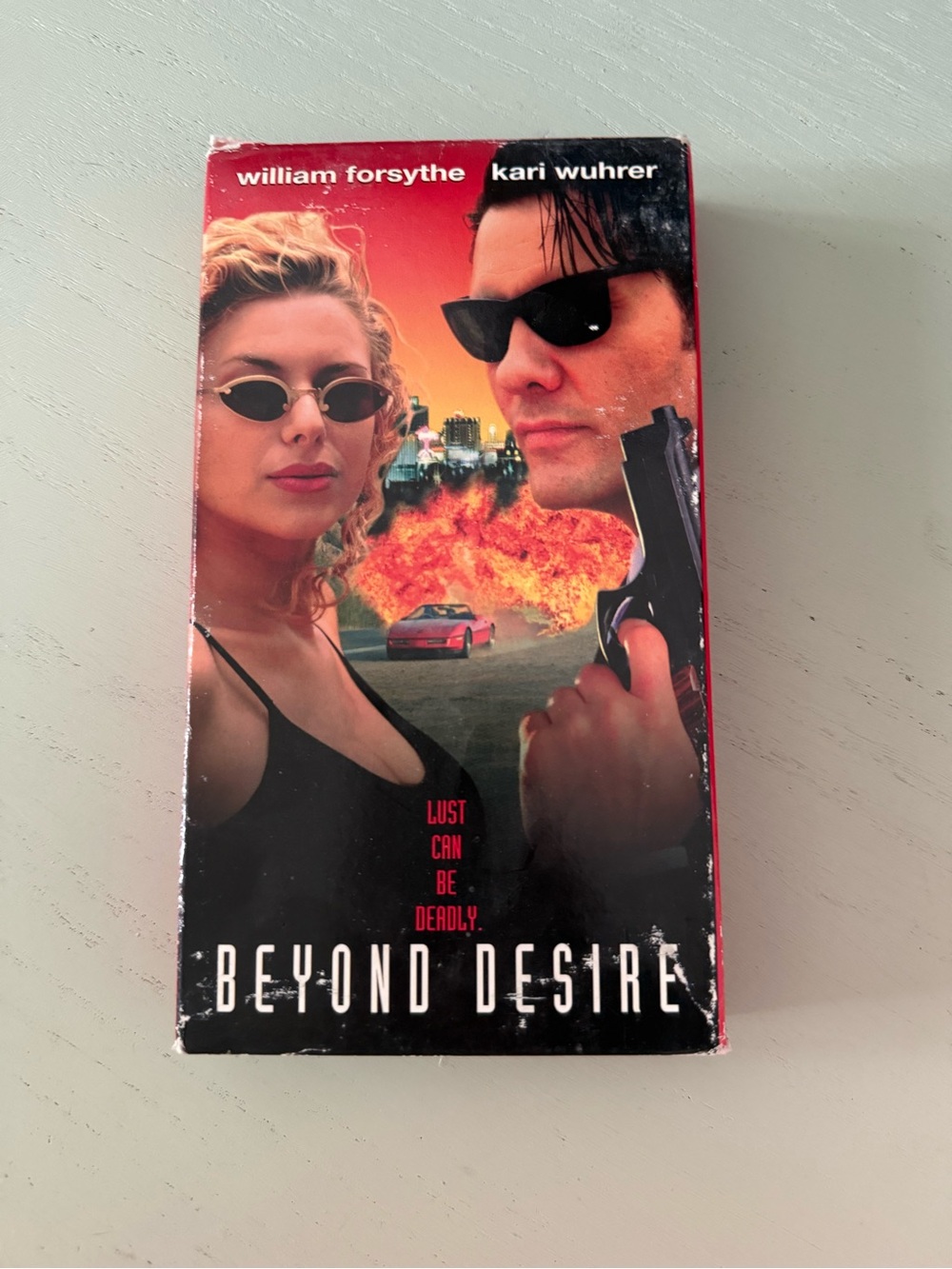 Vintage 1995 Beyond Desire VHS Tape Rare 90s Sleaze Action Drama Erotic Thriller